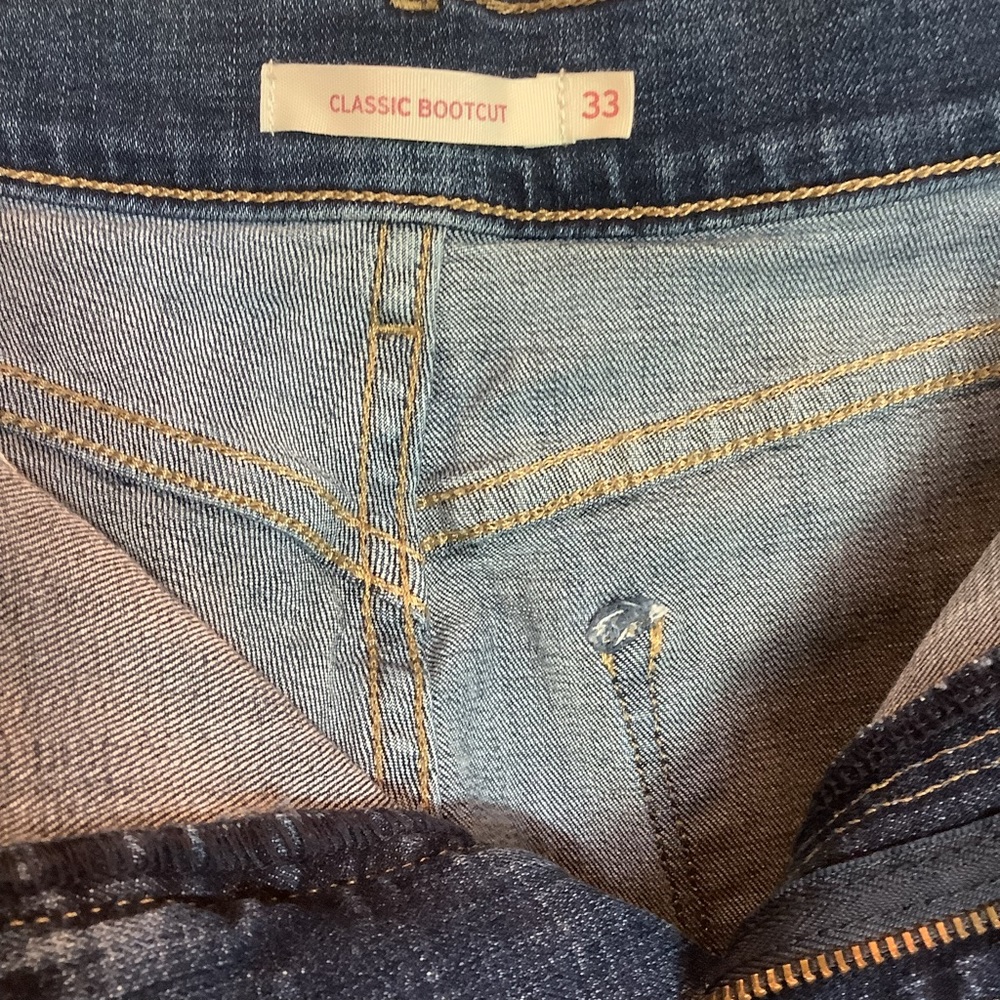Levi’s Classic Bootcut Jeans Medium Rinse Sz 33 x 30 - Picture 5 of 5